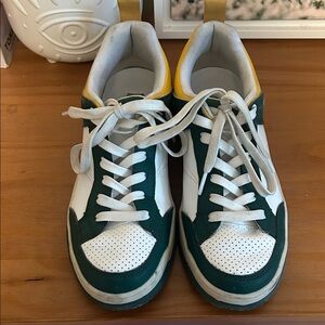 Steve Madden Green and White Athletic Shoes